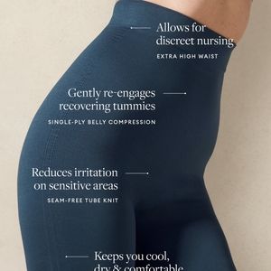 2 Pairs BLANQI EVERYDAY Highwaist Postpartum + Nursing Support Leggings, Large